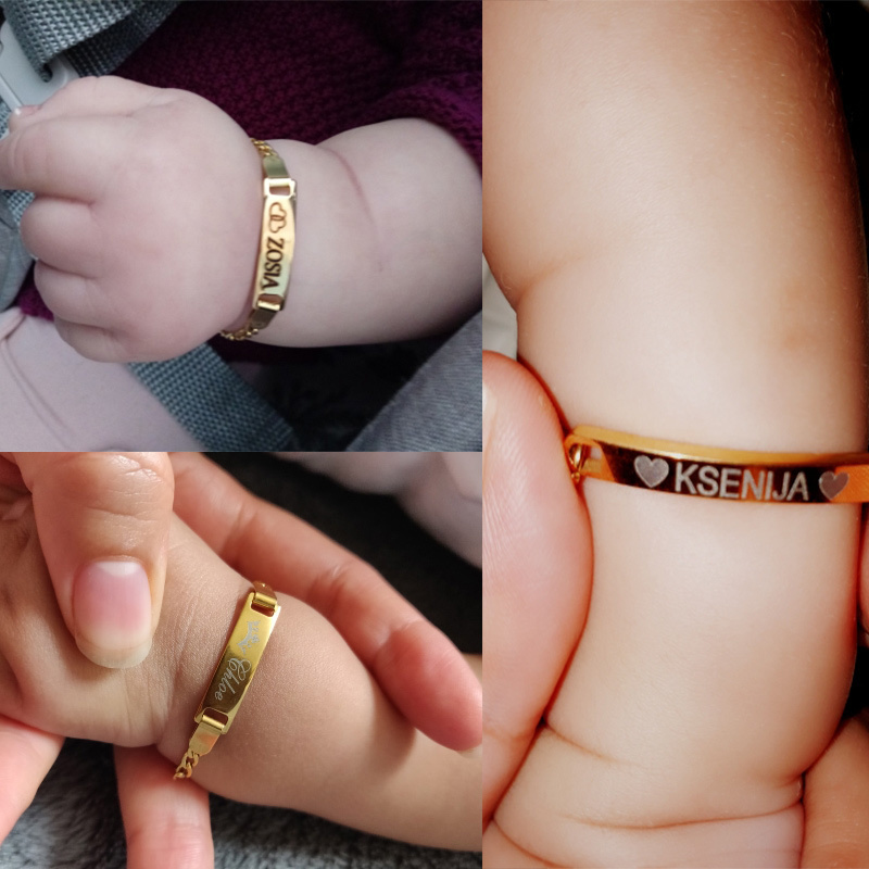 Coordinates Bracelet - Vnox personalizar pulseiras com nome do