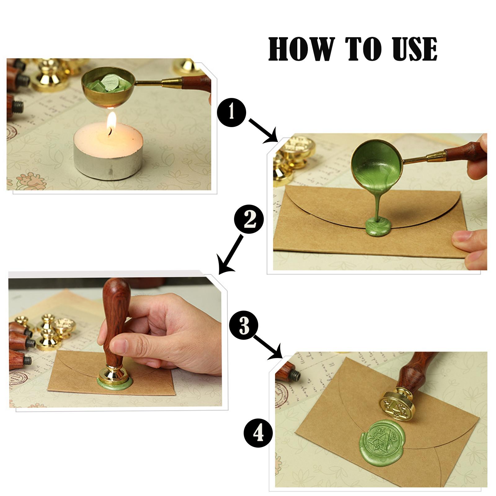 Wax Seal Letter Kit - Kit de Carimbo de Cera com