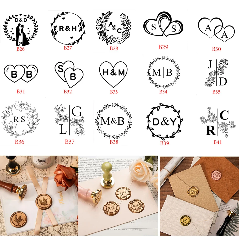 Wax Seal Letter Kit - Kit de selo de cera personalizado,