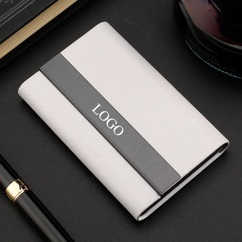 Personalized Name Box - Logotipo personalizado superfibra couro do plutônio
