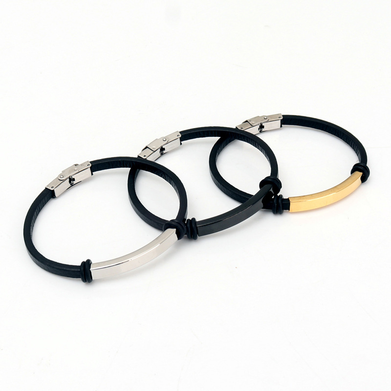 Punk fino texto personalizado  - Coordinates Bracelet avaliação e preço