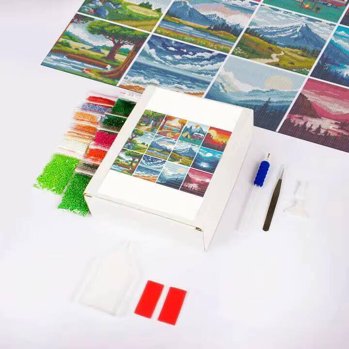 Azqsd 12 peças pintura diamant - Photo Mosaic Print avaliação e preço
