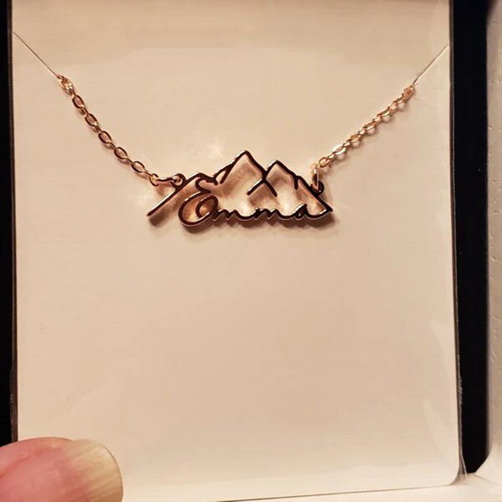 Nome personalizado colar moda  - Birth Flower Necklace avaliação e preço