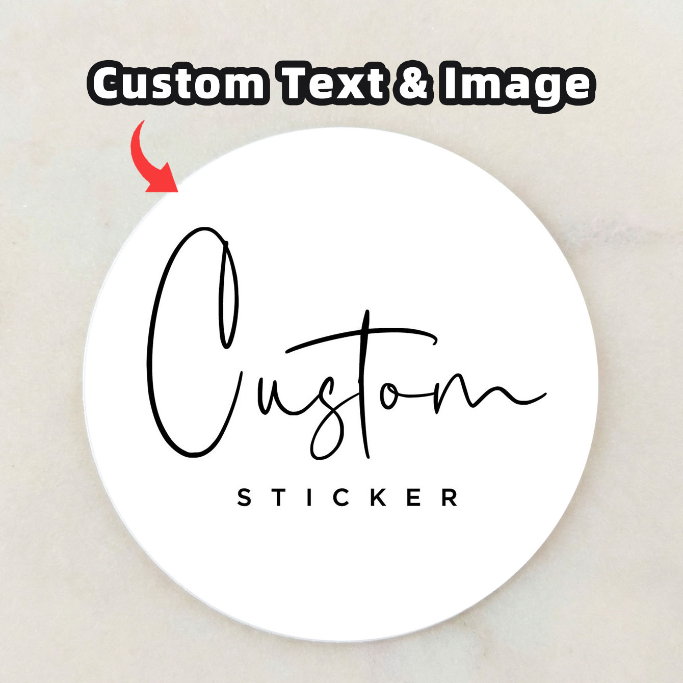 1-100 Peças de Adesivos Redond - Personalised Candle Label avaliação e preço