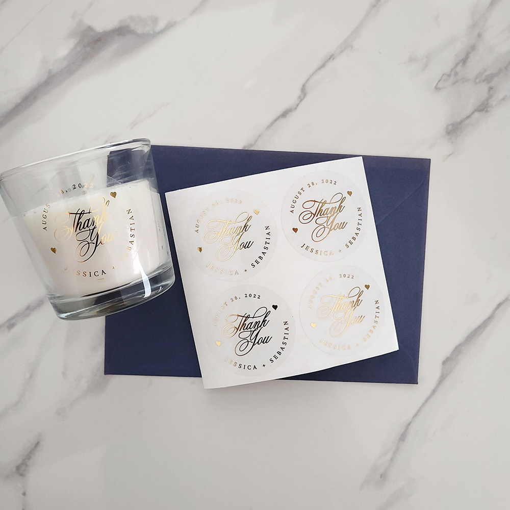 Personalizado 50 pçs redondo f - Personalised Candle Label avaliação e preço