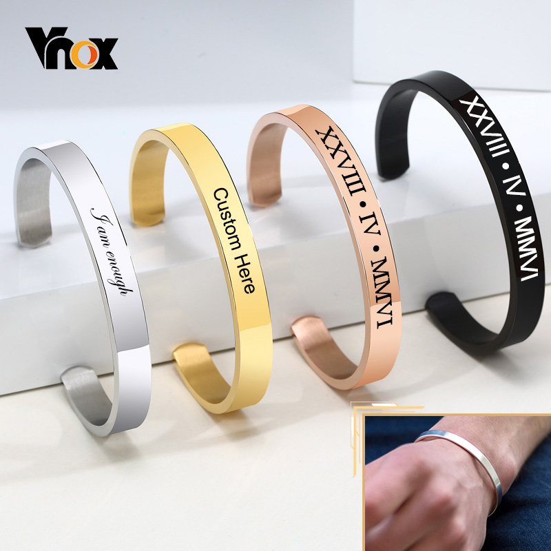 Vnox dropshipping pulseira clá - Coordinates Bracelet avaliação e preço