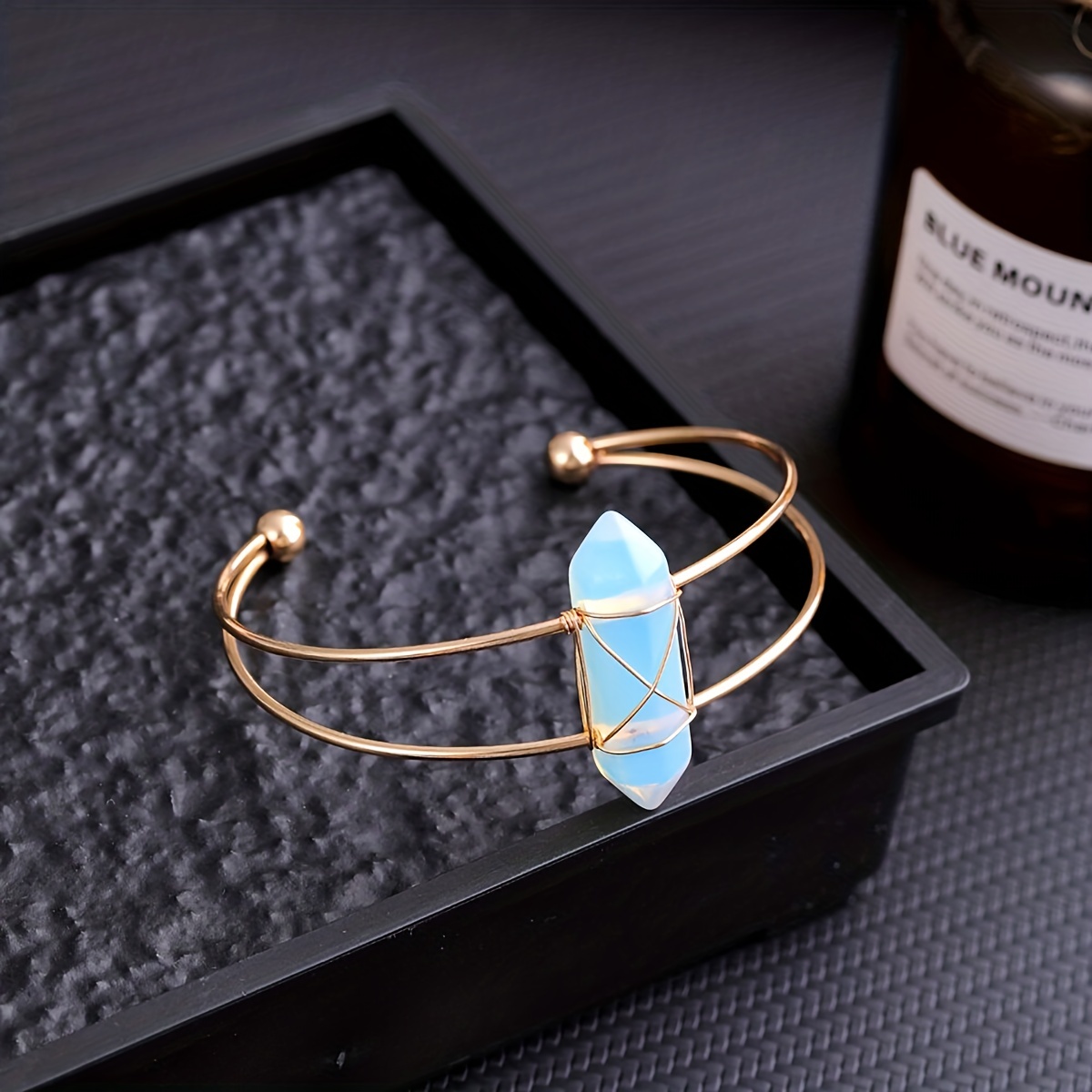 YEEVAA-Natural Crystal Gemston - Coordinates Bracelet avaliação e preço