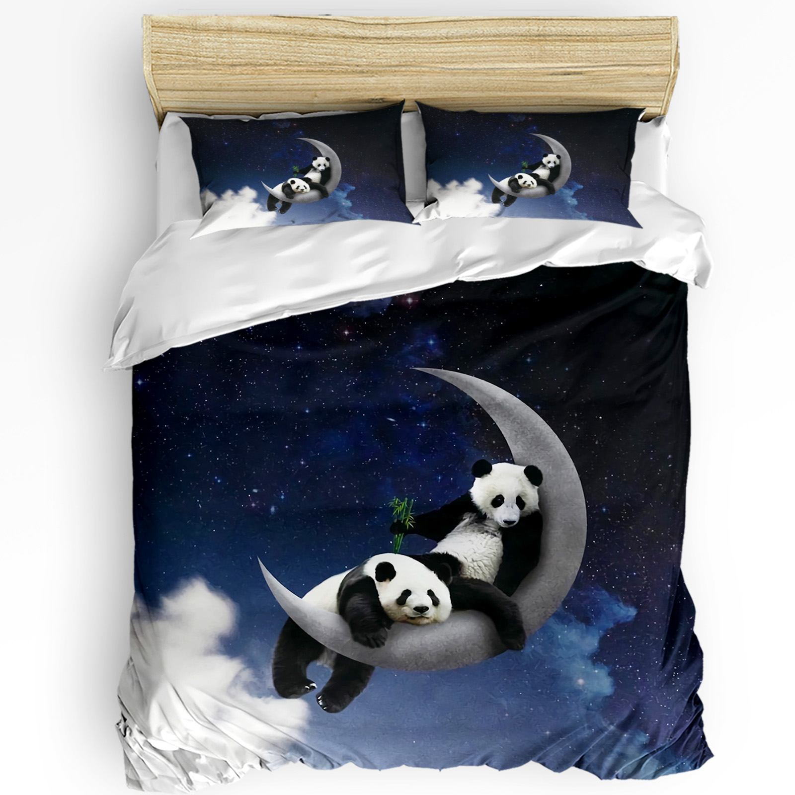 Lua noite céu panda bambu estr - Custom Night Sky avaliação e preço
