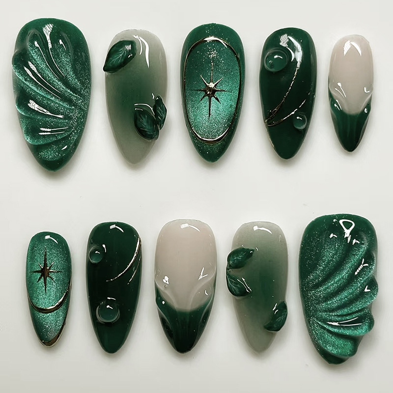 24 Unidades de Unhas Postiças  - Pressed Flower Art avaliação e preço