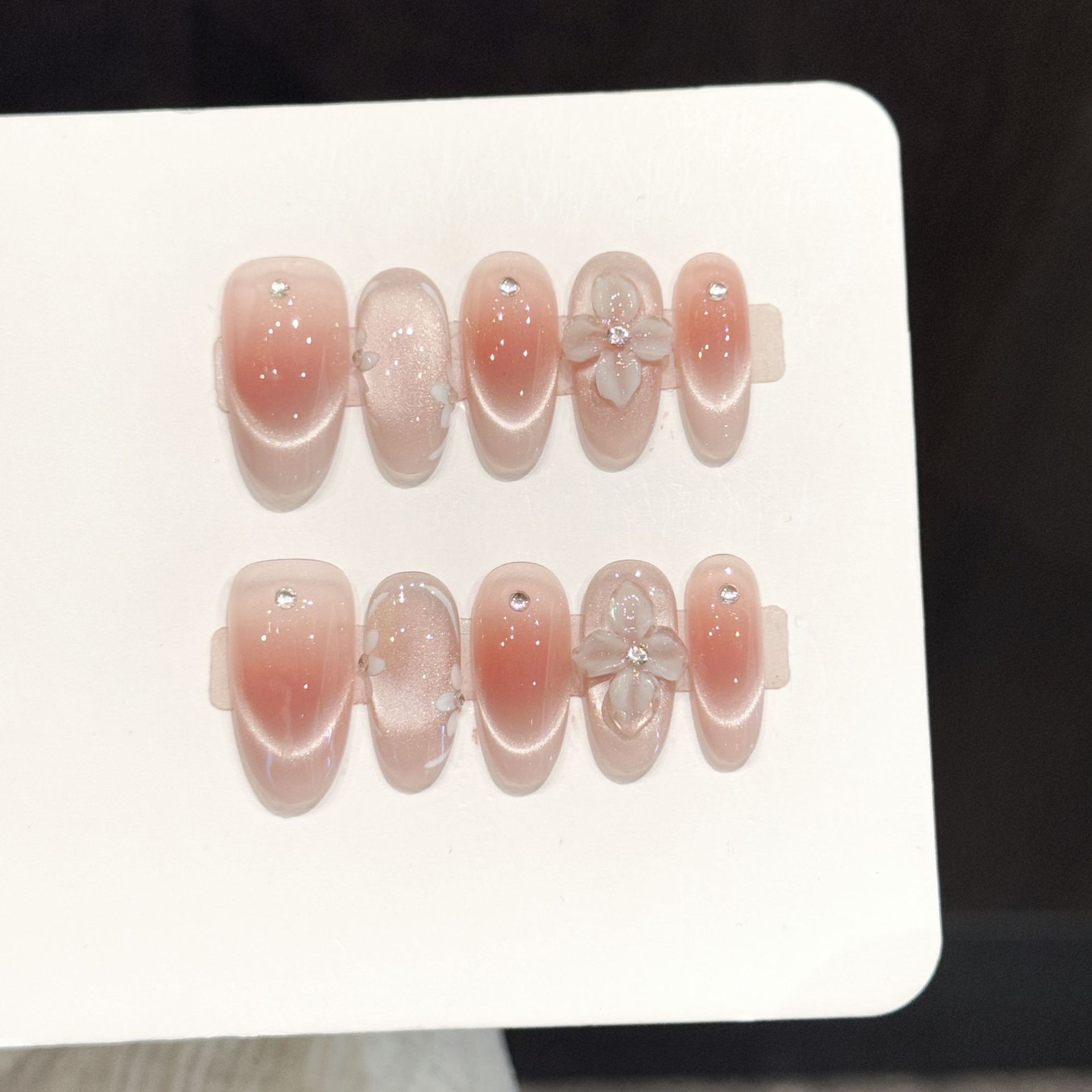 10 Unidades de Unhas Postiças  - Pressed Flower Art avaliação e preço